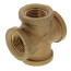 3/8" Brass Cross (Lead Free)