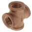 1/2" Brass Cross (Lead Free)
