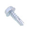 1/2" (Length) x 1/4" (Head Size) Bit Tip Drill & Tap Sheet Metal Screws (1,000 Pack)
