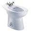Piedmont Single Hole Deck Mounted Faucet Bidet, Cotton White - BT500AR#01