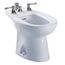 Piedmont Deck Mount Vertical Spray Flushing Rim Bidet, Cotton White - BT500B#01