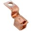 Copper Single-Conductor, One-Hole Mount Lug w/ Offset Tang, 8 Str-2 Str