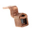 Copper Single-Conductor, One-Hole Mount Lug w/ Offset Tang, 2 Str-1/0 Str