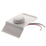 Single Pole Electric Baseboard Heater Thermostat (White)
