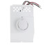 Double Pole Electric Baseboard Heater Thermostat (White)