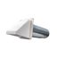4" PWM620 Plastic Wide Mouth Wall Vent Hood w/ Flapper for Eave and Side Wall Venting