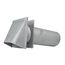 4" GWM420 Galvanized Wide Mouth P-Tanium Hood w/ Flapper
