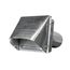 4" AWM324 Aluminum Wide Mouth Hood w/ 11-1/2" Tail, Flapper & Screen