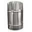 4" Aluminum Round to Oval Male Adapter