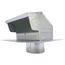 4" GRV624 Galanized Roof Cap w/ Collar, Flapper, & Screen