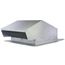 6"-8" GRV624 Galanized Roof Cap w/ Flush Tail, Flapper, & Screen