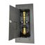 Concrete Deck Versatile Gas Plug & Anodized Aluminum Door with 3/4" NPT Inlet x 1/2" Quick Disconnect Outlet