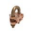 Grounding Connector, Cable To Rod Or Pipe, 2/0 Awg (Sol) -250 Kcmil, 1/2"-3/4" Pipe, 7/8"-1" Rod