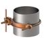 Mechanical Grounding Connector, Conductor To Water Pipe, 4-4/0 Awg, 4"-5" Pipe, 3/8" Stud