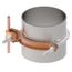 Mechanical Grounding Connector, Conductor To Water Pipe, 4-4/0 Awg, 6" Pipe, 3/8" Stud