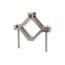 Gc22A, Mechanical Grounding Connector, Cable To Water Pipe, #6-250, 2-1/2"-4", Al/Cu Rated