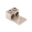 Al Universal Terminal, 2 Conductor, 1-Hole, #2 Awg Str-600 Kcmil, 1/2" Stud, Al/Cu Rated
