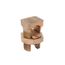 Split Bolt Connector, Run/Tap, 2/0 Awg Str-500 Kcmil
