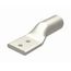 Hylug YA-A Series 2-Hole Uninsulated Al Compression Lug, AL9CU Dual-Rated, 250 kcmil, 1/2" Stud, 1-3/4" Hole Spacing, Tin-Plated (Red)