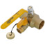 1-1/4" Sweat Ball Valve w/ Hose Drain (Lead Free)