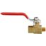 1/8" FIP x MIP Full Port Forged Brass Mini Ball Valve