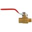 1/4" FIP x MIP Full Port Forged Brass Mini Ball Valve
