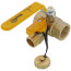 1"  Threaded Brass Ball Valve w/ Hose Drain (Lead Free)