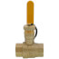 1"  Threaded Brass Ball Valve w/ Hose Drain (Lead Free)