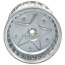 Galvanized Steel Blower Wheel (3" Diameter x 1-7/8" Width, 1/4" Bore)