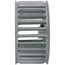 Galvanized Steel CW Blower Wheel (3-13/16" Diameter x 1-7/8" Width, 1/4" Bore)