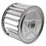 Galvanized Steel Blower Wheel (3-13/16" Diameter x 2-1/2" Width, 5/16" Bore)