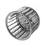 Galvanized Steel Blower Wheel (3-13/16" Diameter x 2-1/2" Width, 5/16" Bore)
