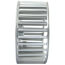 Galvanized Steel CCW Blower Wheel (3-13/16" Diameter x 2-1/2" Width, 5/16" Bore)