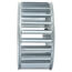 Galvanized Steel Blower Wheel (4-1/4" Diameter x 2" Width, 1/4" Bore)
