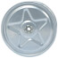 Galvanized Steel Blower Wheel (4-1/4" Diameter x 2-15/16" Width, 1/4" Bore)