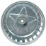 Galvanized Steel Blower Wheel (4-1/4" Diameter x 2-15/16" Width, 1/4" Bore)