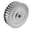 Galvanized Steel Blower Wheel (4-17/32" Diameter x 1-1/4" Width, 5/16" Bore)