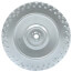 Stainless Steel Blower Wheel (4" Diameter, 3/8" Bore, CW)