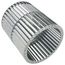 Double Inlet Blower Wheel (5-9/16" Diameter x 6-1/2" Width, 1/2" Bore)