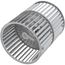 Double Inlet Blower Wheel (6-3/16" Diameter, 1/2" Bore, CW)