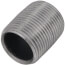 1" x Close Schedule 80 Heavy Duty Seamless Black Nipple