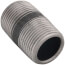 1" x 2" Schedule 80 Heavy Duty Seamless Black Nipple