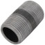 1" x 2" Schedule 80 Heavy Duty Seamless Black Nipple