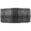 1" x 2-1/2" Schedule 80 Heavy Duty Seamless Black Nipple