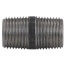 1/2" x 1-1/2" Schedule 80 Heavy Duty Seamless Black Nipple