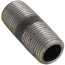 1/2" x 2" Schedule 80 Heavy Duty Seamless Black Nipple