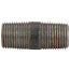 1/2" x 2" Schedule 80 Heavy Duty Seamless Black Nipple