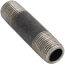 1/2" x 3" Schedule 80 Heavy Duty Seamless Black Nipple