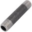 1/2" x 4" Schedule 80 Heavy Duty Seamless Black Nipple