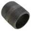 1-1/2" x 2" Schedule 80 Heavy Duty Seamless Black Nipple